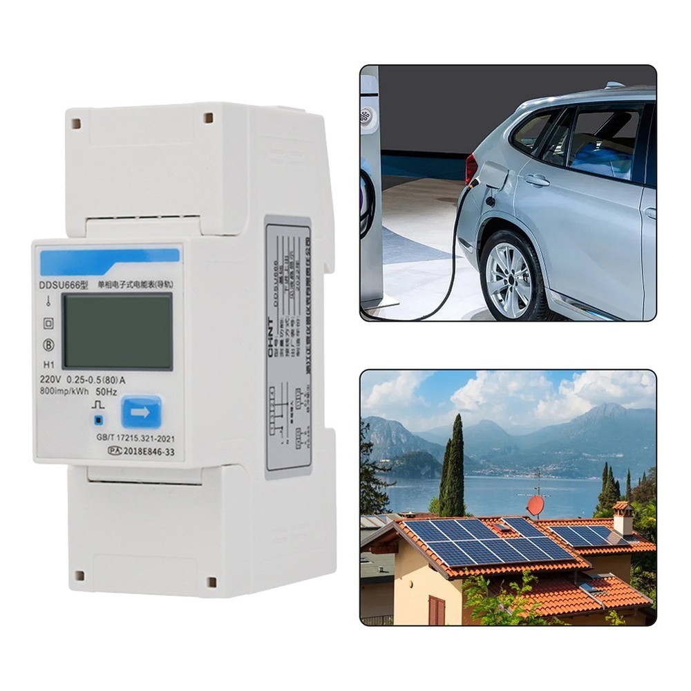 Single Phase Meter DDSU666 for Enhanced Energy Management with RS485 Interface