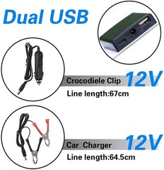 22W Solar Panel Kits 12V Trickle Battery Outdoor Charger Maintainer Boat RV Car