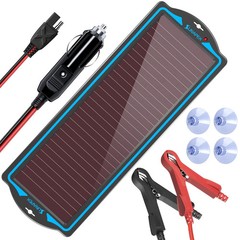 Battery Maintainer Solar Charger 12V Tender Car Trickle Motorcycle Boats Trucks