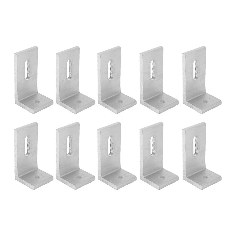 10Pcs Solar Panel Mounting Brackets Replacement L Foot Solar Mount Enduring