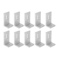10Pcs Solar Panel Mounting Brackets Replacement L Foot Solar Mount Enduring