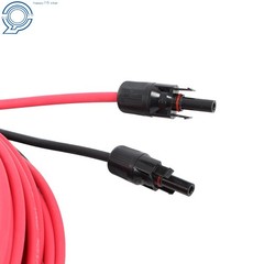 4mm² 20M Solar Wire Black+Red UV Resistant Cable with M4 Connector Kit