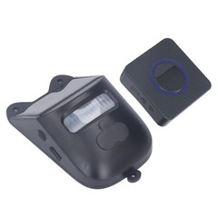 Solar Doorbell Wireless Motion Sensor Alarm For Farms Camping