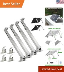14-27IN Solar Panel Mounting Brackets, 2 Sets Adjust Solar Panel Racks | Adju…