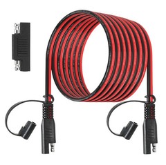 14AWG SAE Extension Cable 12FT for Solar Panel RV Battery Automotive and Marine