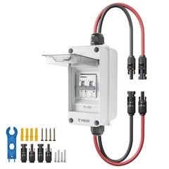 Solar Panel Disconnect Switch 1000V DC/AC 40A PV Disconnect Switch Outdoor Mi…