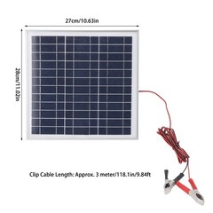 50W Portable Solar Panel Aluminum Frame Monocrystalline Silicon Solar Panel CX4