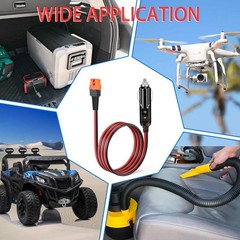 XT60i to Car Cigarette Lighter 14AWG 12V Cigarette Lighter Male Plug Connecto…