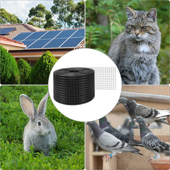 6″ X 100′ Solar Panel Roof Protection Net, 1/2 Inch Mesh for Perimeter Protectio