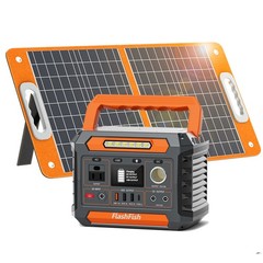 Flashfish 300W 230WH Portable Solar Generator Optional With 60W 18V Solar Panel
