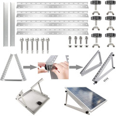 Solar Panel Mount Mounting Brackets Tilt Mount Frame for Boat, RV, Roof Off Grid