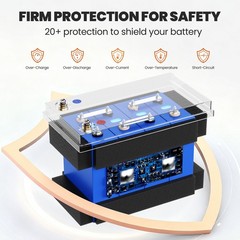 12V 100Ah 300Ah LiFePO4 Battery 4000+ Deep Cycles 200A BMS for RV OffGrid Solar