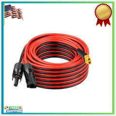 New 10AWG 35FT XT60 Solar Extension Cable Male to Female Heavy Duty Solar Wire