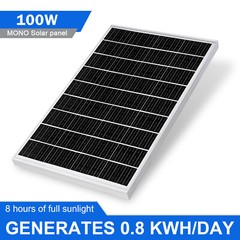 2024 NEW 100 Watt 12V High-Efficiency Mono Solar Panel PV Module for RV Marine
