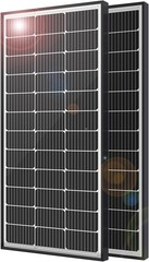 200 Watt Solar Panels 10BB Monocrystalline 12V 2PCS 100W Solar Panel 23% High