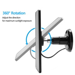 Waterproof Solar Panel Kit For Arlo Essential Spotlight Camera Doorbell Charger