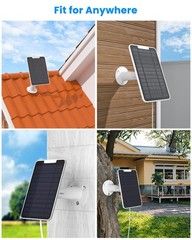 Solar Panel Charger with Micro USB Connection Compatible with Arlo Essential …