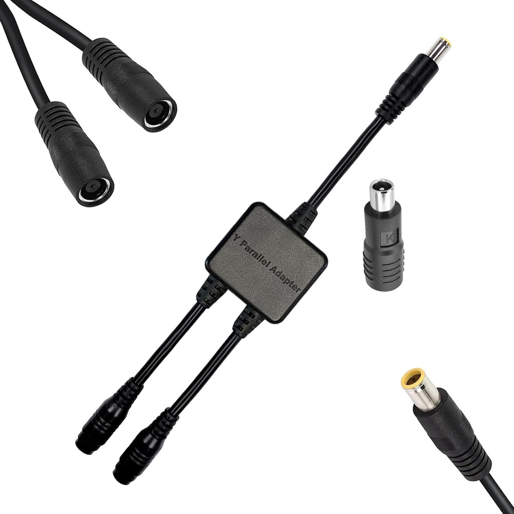 Parallel Adapter Cable, 8Mm, Solar Combiner Cable, Y Branch, 10.7In, 10A, 45V