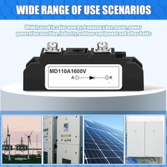 1 Pcs Md 110a (100a)-16 Solar Diode, Anti Reverse One Way Diode Use Voltage Rang
