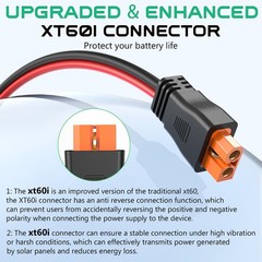 10AWG XT60i Solar Cable 40FT, XT60i Cable to Solar Connector, Solar Panel Con…