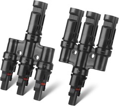 Versatile 3 to 1 Solar Panel Connectors – Suitable for All Weather Conditions