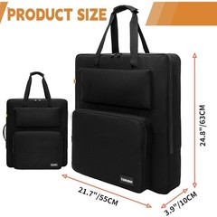 Solar Panel Travel Bag, Padded Portable Solar Panel Storage Bag Compatible wi…
