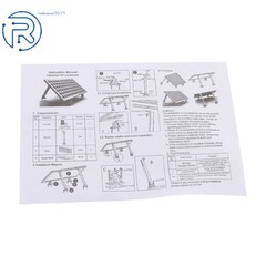 4 PK Adjustable Solar Panel Tilt Mounting Rack Brackets For RV Roof Flat Surface