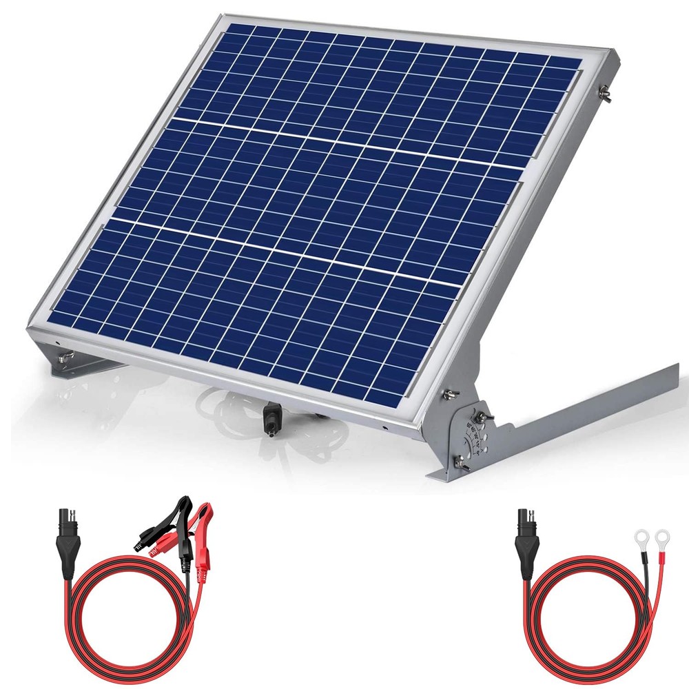 50W 12V Solar Battery Charger With MPPT Controller