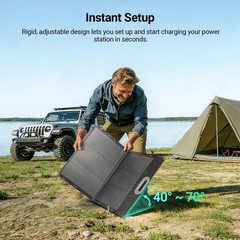 Open Box-HQST 200 Watt Solar Panel, 9BB Monocrystalline Solar Panels