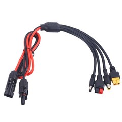 Solar Adapter Kit Power Station Adapter 12AWG-18AWG Wires 140W18V Compatibility