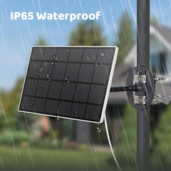 NETVUE Solar Panel for Bird Feeder Camera Only, Type-C Charger, IP65 Waterproof