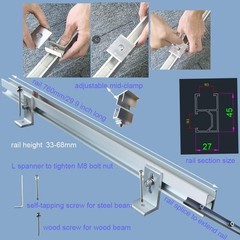 Easy Set-Up Sloped Tin Roof Solar Panel Mounting Kit$