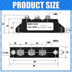 Solar Diode 110A 1600V DC Blocking Unidirectional Anti Reverse