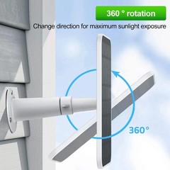 Solar Panel for Ring Spotlight Camera/Stick Up Cam Battery Charger 8W 5V Output
