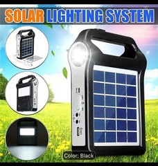 Portable Solar Panel Power Storage Generator System With USB Charger 5V Energy