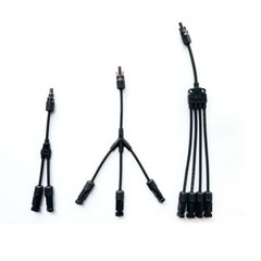 PV Connector Y Type Parallel Connection Solar Panel System Waterproof Connector