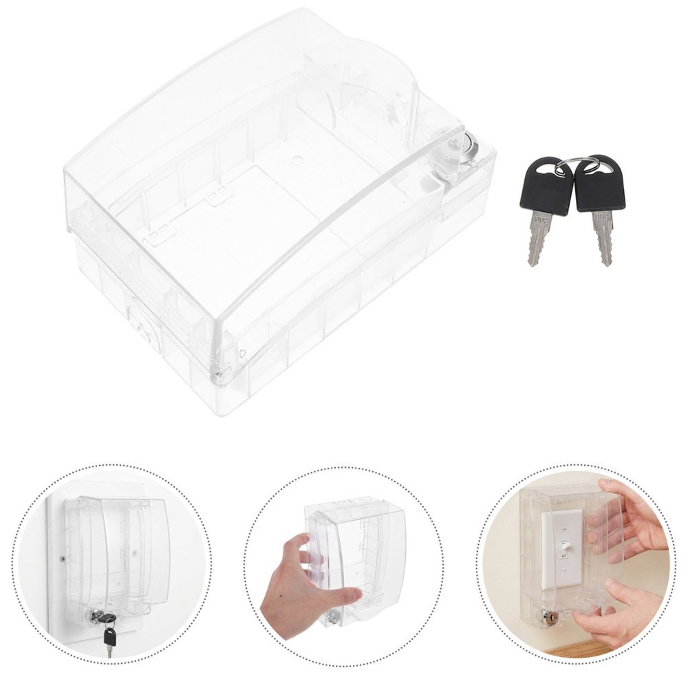Weatherproof Electrical Outlet Cover – Outdoor Plug Cover Enclosure with Lock –