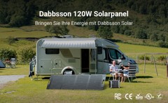 Dabbsson Power Station 768Wh 600W Solar Generator w/ 120W Folding Solar Panel