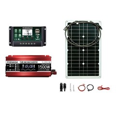 Grennova 1500W Power Solar System Real Pure Sine Capacity 12V To110V/220V Invert