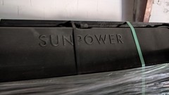 Pallet of Fifteen (15) Sunpower 305 Watt Solar Panels Model: SPR-305EL-WHT-D