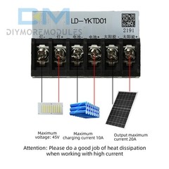 DC3-24V LED Automatic Solar Light Driver Control Board Solar Charging Controller