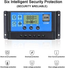 30A 12V/24V Solar Panel Regulator Charge Controller Auto Focus Tracking
