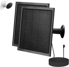 8W Solar Panel for Google Nest Camera – Waterproof, 360° Mount, 13.1ft Cable