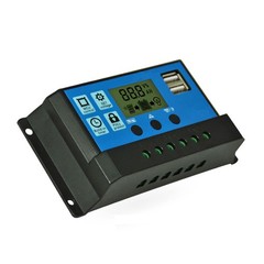 Universal Solar Panel Controller 24V Auto For DIY Solar Power ABS Material