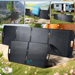 400W 200W Foldable Solar Panel for Power Station ETFE Coating Monocrystalline