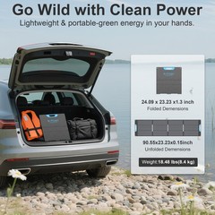 2x 220W Solar Panel kit folding for Jackery HomePower 3000 / Plus Power station