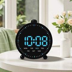 Multifunctional LED Digital Clock With Timer Countdown Quiet Bedsides Alarm