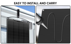 Flexible 600W Mono Solar Panel 12V Power Portable Camping Home RV Battery Charge