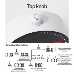 Multifunctional LED Digital Clock With Timer Countdown Quiet Bedsides Alarm
