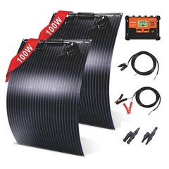 New 400W Monocrystalline Solar Panel Power Kit RV Home Camping Outdoor Use